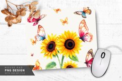 Golden Rustic Charm Mouse Pad PNG Design Product Image 1