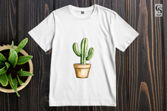 Watercolor Cactus Clipart Sublimation PNG Product Image 3