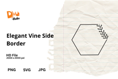 Elegant Vine Side Border Product Image 1