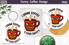 Funny angry coffee mug sarcastic quote Product Image 1