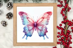 Pink Christmas Fairy Clipart Sublimation, Fairy Christmas Product Image 3
