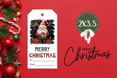 Cartoon Christmas Santa Claus Gift Tags, Christmas Print Product Image 3