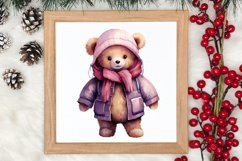 Cute Teddy Chritsmas Sublimation Clipart, Chritsmas PNG Product Image 3