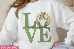 Love PNG, Gnome St Patricks Day Sublimation PNG Product Image 3