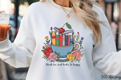 Reading Book Sublimation Bundle PNG Product Image 10