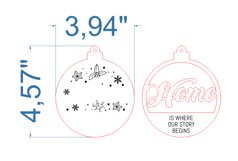 Home Christmas Tree Toy SVG laser cut file for Glowforge Product Image 4
