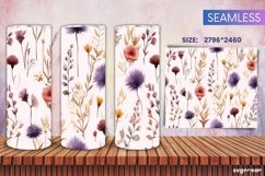 Floral Tumbler Wraps Bundle | 20 Oz | Sublimation Product Image 4