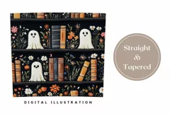 Embroidery Halloween Tumbler Wrap, Funny Ghosts Tumbler Product Image 3