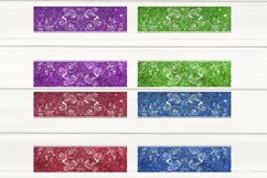 Skinny tumbler GLITTER ornament frame design bundle, PNG Product Image 3
