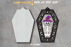 Halloween Skeleton SVG laser cut file for Glowforge Product Image 3