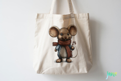 Whimsical Blue Christmas Clipart Product Image 3