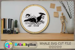 Humpback Whale Svg, Blue Whale Svg, Magical Whale Svg Product Image 3