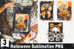Halloween Distressed Vintage PNG Retro Sublimation Product Image 3