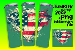 American Flag Watercolor Tumbler Wraps for Tumblers Product Image 1