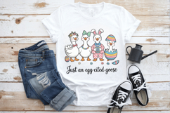 Just an egg-cited goose PNG Sublimation | Happy Easter Day P Product Image 4