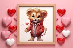 Valentines Day Animals Clipart, Valentines Couple Product Image 3