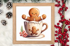 Christmas Coffee Hot Cocoa Sublimation Clipart Product Image 3