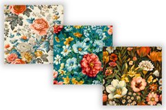 Seamless Pattern Vintage Spring Garden, Spring Digital Paper Product Image 3