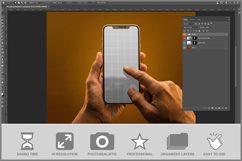 Smartphone In Hand Product Image 2