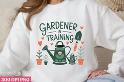 Gardener in training PNG, Gardening Sublimation PNG Product Image 3