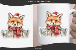 Christmas peeking character png design for T-shirts Product Image 3
