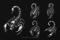 10 Bundle Dark Art Scorpion King Venom Desert Animal Product Image 5