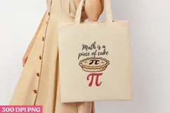 MATH IS A PIECE OF CAKE PNG, Pi Day Sublimation PNG Product Image 1