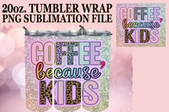 Glitter Mom Quote Tumbler Wrap | 20oz Sublimation Art Product Image 1