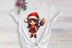 Funny Prehistoric Christmas Clipart Sublimation Product Image 3