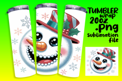 CUSTOM 20oz Tumbler Artwork for DIY Projects , Cute Christma Product Image 1