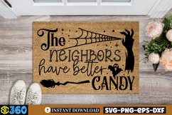 Leave your brooms at the door SVG, Halloween Doormat Svg Product Image 3