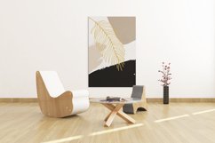Modern Abstract Wall Art Bundle, Black and Gold Abstract Art Product Image 3