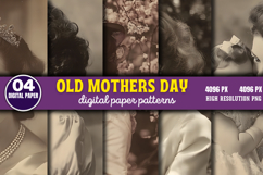 Old Mothers Day Photos Digital Bundle PNG Product Image 4
