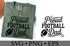 Proud Football Dad Svg | Game Day Svg | Shirt Svg Product Image 3