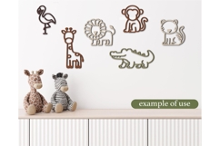 Safari Animal SVG Bundle laser cut file, Set of 10 Jungle Product Image 2