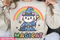 Magicat PNG, Funny Cat Sublimation PNG Product Image 3