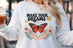 MAKE YOUR DREAMS PNG, Magic and Celestial Sublimation PNG Product Image 3