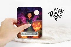 Cute Halloween Little Witch Gift Card Printable, Kids Card Product Image 3