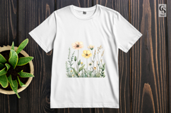 Wild Meadow Floral Clipart Sublimation PNG Product Image 3