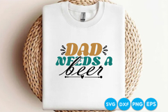 Father's day retro SVG Design Product Image 1
