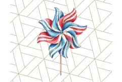 Patriotic Accessories Clipart PNG for 4th of July Product Image 3
