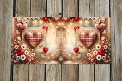 Valentine Shabby chic | 4 love mug sublimation designs Product Image 3