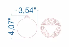 Family Christmas Tree Toy SVG laser cut file for Glowforge Product Image 4