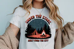 Under The Stars Away From The City PNG, Night Sky PNG Product Image 3