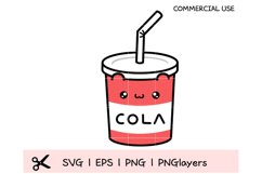 Kawaii Popcorn and Cola SVG Bundle Product Image 3