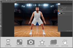 Basketball Mens Sports Kit Product Image 2