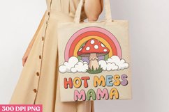 Hot mess mama PNG, Mothers Day Sublimation PNG Product Image 3
