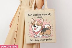 Dont be so hard on yourself PNG, Positive Motivation Sublima Product Image 1