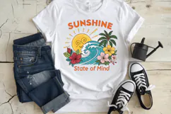 Sunshine state of mind PNG, Beach PNG Sublimation Design Product Image 3