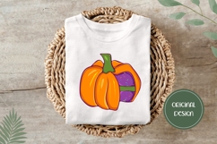 Hand Drawn Fall Illustration, Fall Pumpkin PNG, Autumn Print Product Image 3